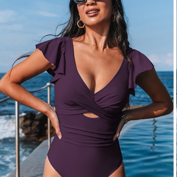 Cupshe Other - Cupshe Purple One Piece Swimsuit